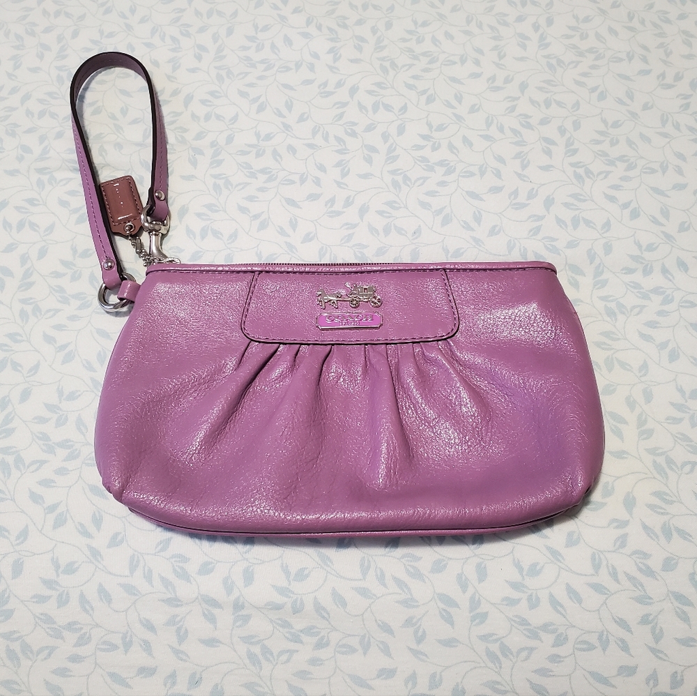 COACH Wristlet/Clutch Purse - Mauve/Purple